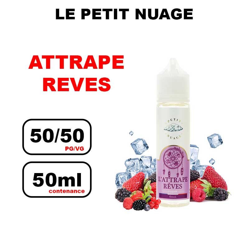 Petit Nuage E-liquide vape 50ml – Saveurs Intenses et équilibre 50/50- attrape reves