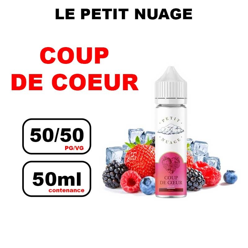 Petit Nuage E-liquide vape 50ml – Saveurs Intenses et équilibre 50/50- coup de coeur