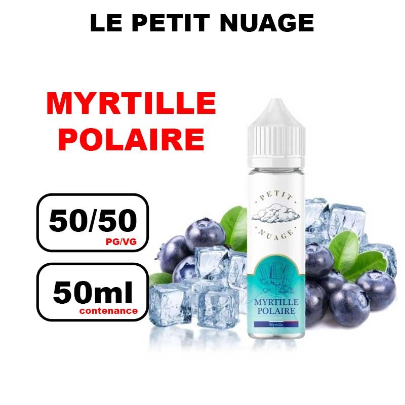 Petit Nuage E-liquide vape 50ml – Saveurs Intenses et équilibre 50/50- myrtille polaire