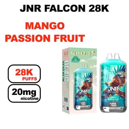 JNR Falcon 28K Puff 20mg 28000 puffs Mesh 1.2Ohm- mango passion fruit