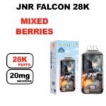 JNR Falcon 28K Puff 20mg 28000 puffs Mesh 1.2Ohm- mixed berries