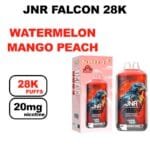 JNR Falcon 28K Puff 20mg 28000 puffs Mesh 1.2Ohm- watermelon mango peach