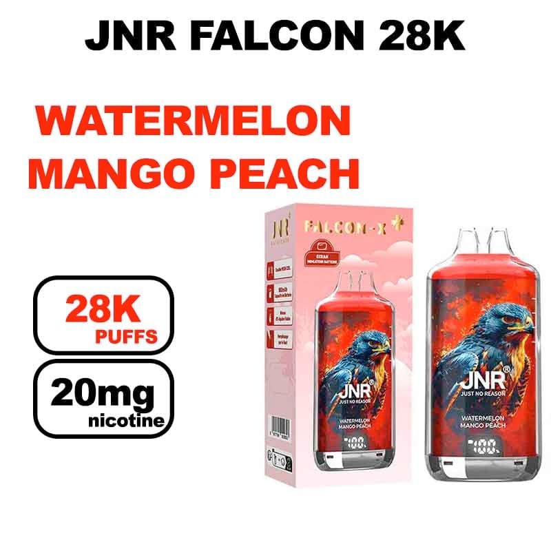 JNR Falcon 28K Puff 20mg 28000 puffs Mesh 1.2Ohm- watermelon mango peach