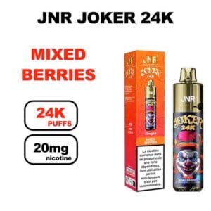 JNR Joker 24K Puff 20mg 24000 puffs- mixed berries