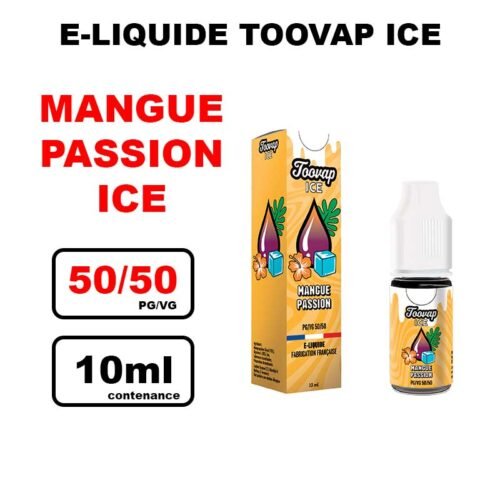 E-liquide puff Toovap ice 10ml- mangue passion ice