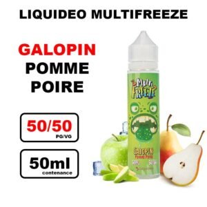 E liquide Liquideo Multi freeze 50ml multi-fruits frais- galopin- pomme poire