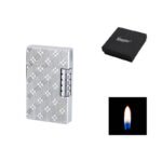 Briquet-tempete-Angel-Metal-Milan-eurojet-jet-chrome-relief