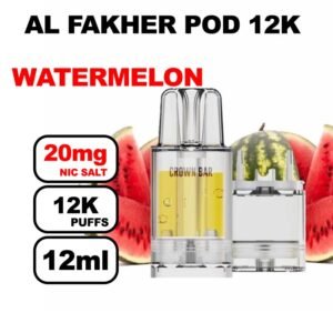 Cartouche-Pré-remplie-Pro-Max-12k-20mg-10+2ml-Crown-Bar-by-Al-Fakher-watermelon