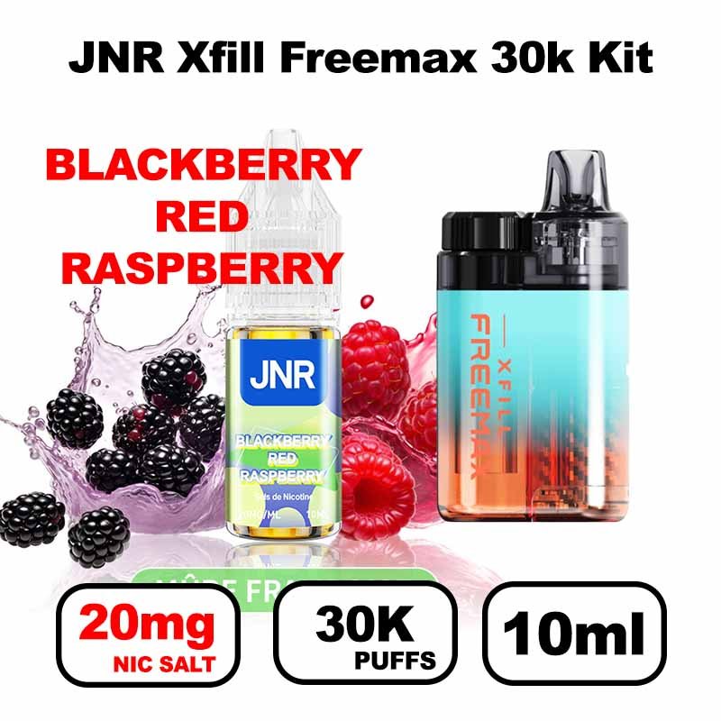 JNR Xfill Freemax 30k puffs 20mg Nic salt 2x10ml Gros nuage