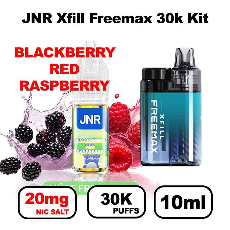 JNR Xfill Freemax 30k puffs 20mg Nic salt 2x10ml Gros nuage