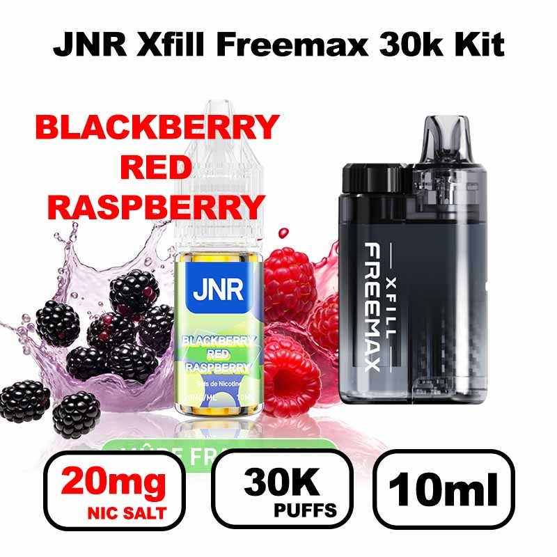 JNR Xfill Freemax 30k puffs 20mg Nic salt 2x10ml Gros nuage