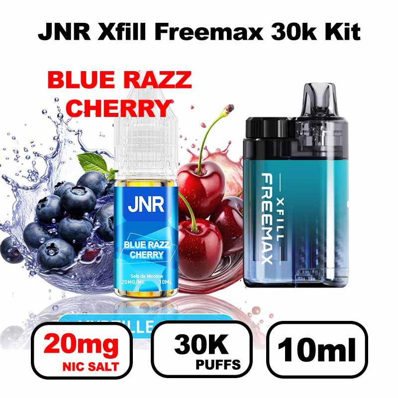 JNR Xfill Freemax 30k puffs 20mg Nic salt 2x10ml Gros nuage