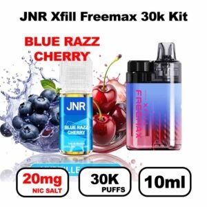 JNR Xfill Freemax 30k puffs 20mg Nic salt 2x10ml Gros nuage