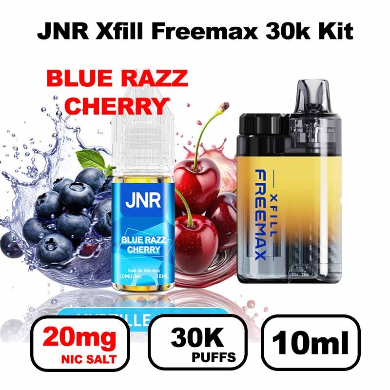 JNR Xfill Freemax 30k puffs 20mg Nic salt 2x10ml Gros nuage