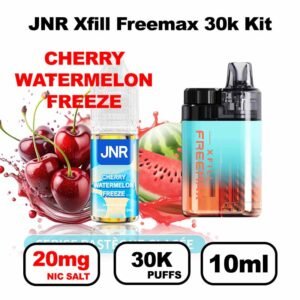 JNR Xfill Freemax 30k puffs 20mg Nic salt 2x10ml Gros nuage
