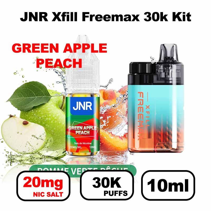 JNR Xfill Freemax 30k puffs 20mg Nic salt 2x10ml Gros nuage
