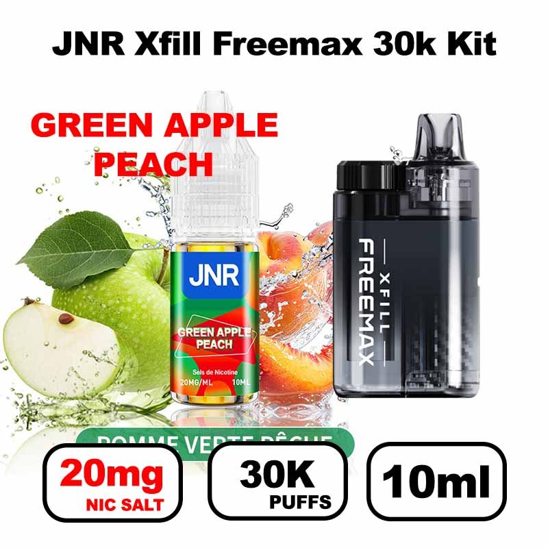JNR Xfill Freemax 30k puffs 20mg Nic salt 2x10ml Gros nuage