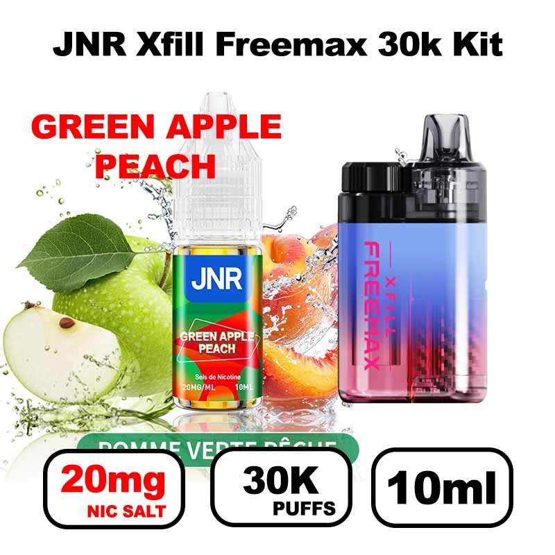 JNR Xfill Freemax 30k puffs 20mg Nic salt 2x10ml Gros nuage