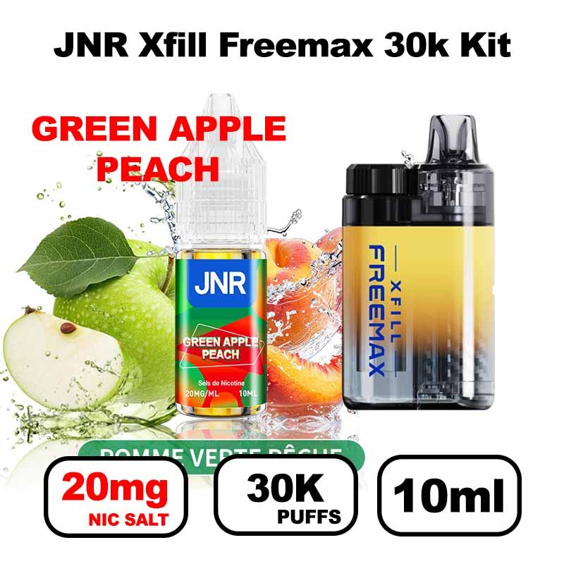 JNR Xfill Freemax 30k puffs 20mg Nic salt 2x10ml Gros nuage