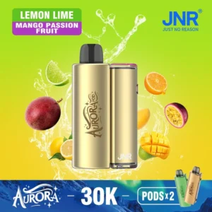 jnr-aurora-30k-prefilled-pod-kit-box-lemon-lime-and-mango-passion-fruit