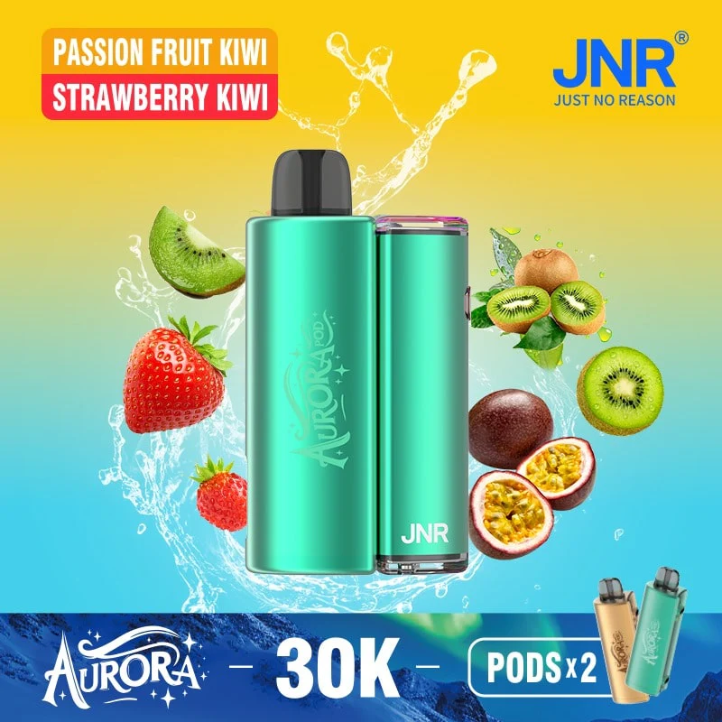 jnr-aurora-30k-prefilled-pod-kit-box-passion-fruit-kiwi-and-strawberry-kiwi