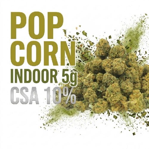 indoor-CSA-10-POP-CORN-5g-cbd-molecule