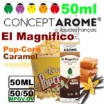 eliquide-vegetol-Conceptarome-50ml-El-magnifico-popcorn-caramel-vanille