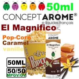eliquide-vegetol-Conceptarome-50ml-El-magnifico-popcorn-caramel-vanille