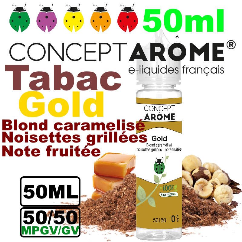 eliquide-vegetol-Conceptarome-50ml-tabac-gold