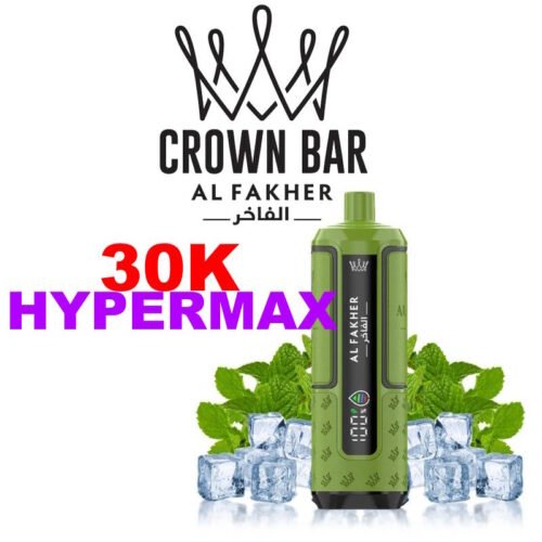hyper-max-advanced-30k-950mah-crown-bar-by-al-fakher-kit-menthol