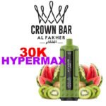 hyper-max-advanced-30k-950mah-crown-bar-by-al-fakher-kit-watermelon-kiwi