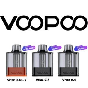 Pod remplacement Vrizz Dual Mesh Voopoo x2 12 pod-vrizz-v2-voopoo-15ml-mesh-resistance-coil