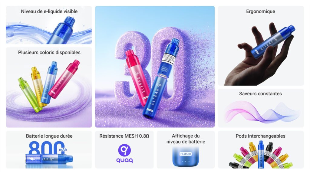 ELFBAR PLUS30 puff 30k