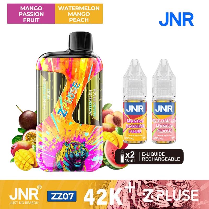 Puff-Mango-Passion-Fruit-Watermelon-Mango-Peach-42K-2X10ml-JNR-Zpluse-by-JNR
