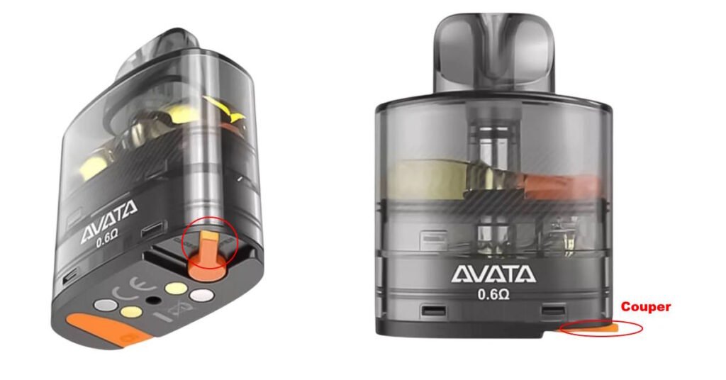 aspire avatar cartouche crame brule 15ml vanne a couper