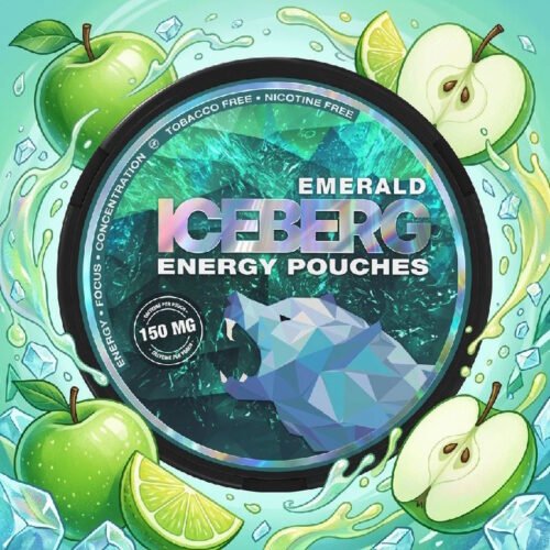 Iceberg-energy-pouch-caffeine-sans-nicotine-emerald-150mg-new