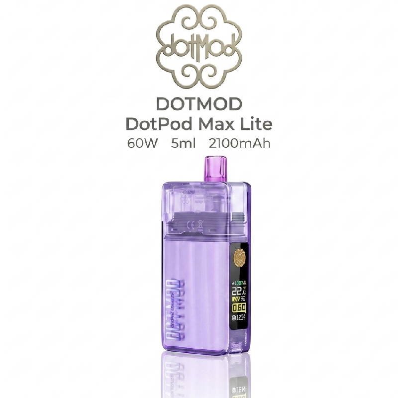 pack-dotpod-max-lite-5ml-2100mah-dotmod-purple pack-dotpod-max-lite-5ml-2100mah-dotmod-purple