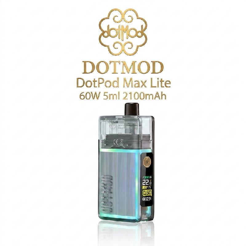 pack-dotpod-max-lite-5ml-2100mah-dotmod-smoke pack-dotpod-max-lite-5ml-2100mah-dotmod-smoke
