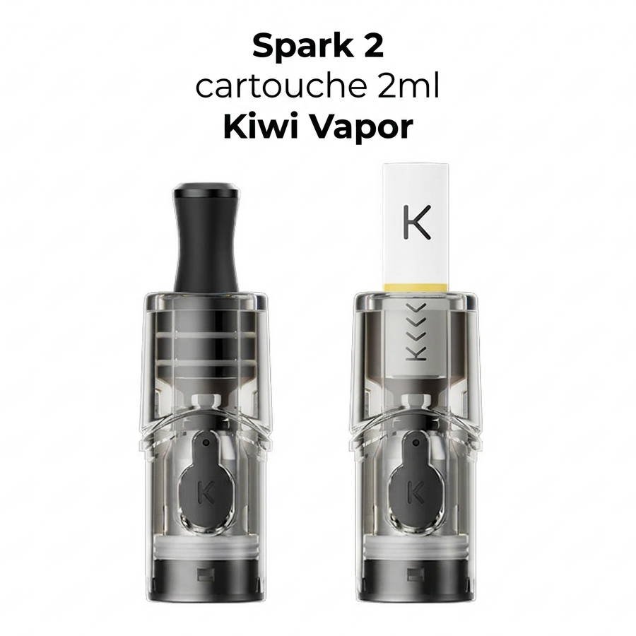 Pack de 3 pods de remplacement Kiwi Spark 2ml Kiwi Vapor
