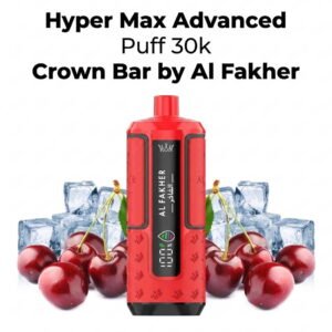 cartouches-pre-remplies-hyper-max-advanced-30k-6mg-1010ml-2pcs-crown-bar-by-al-fakher-cherry-ice cartouches-pre-remplies-hyper-max-advanced-30k-6mg-1010ml-2pcs-crown-bar-by-al-fakher-cherry-ice