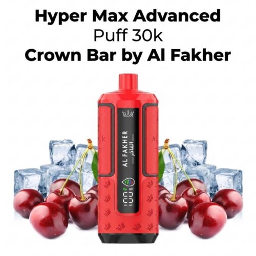 cartouches-pre-remplies-hyper-max-advanced-30k-6mg-1010ml-2pcs-crown-bar-by-al-fakher-cherry-ice