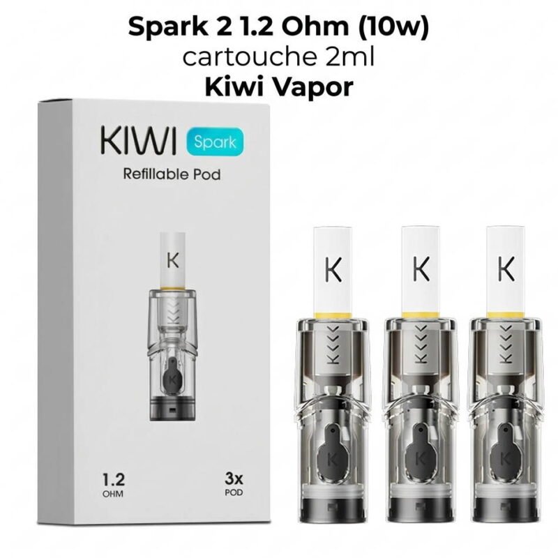pod-12ohm-rechargeable-de-remplacement-pour-kiwi-spark-pen-2ml-kiwi-vapor-pack-de-3 pod-12ohm-rechargeable-de-remplacement-pour-kiwi-spark-pen-2ml-kiwi-vapor-pack-de-3