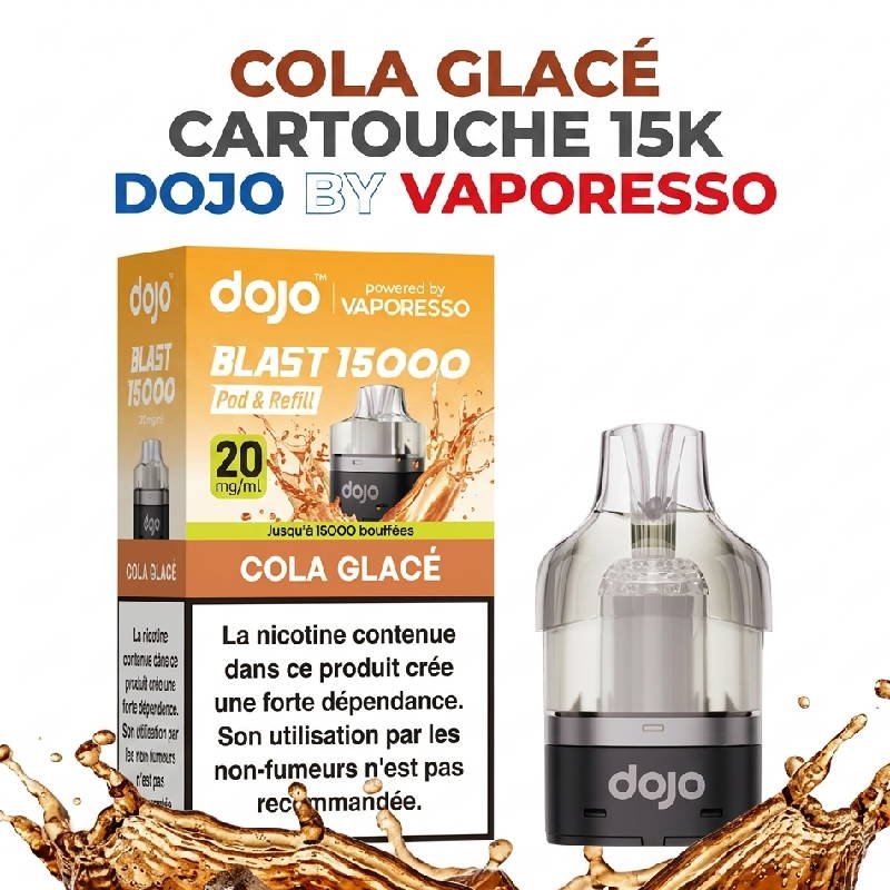 pod-dojo-blast-15k-dojo-by-vaporesso-cola-glacé pod-dojo-blast-15k-dojo-by-vaporesso-cola-glace