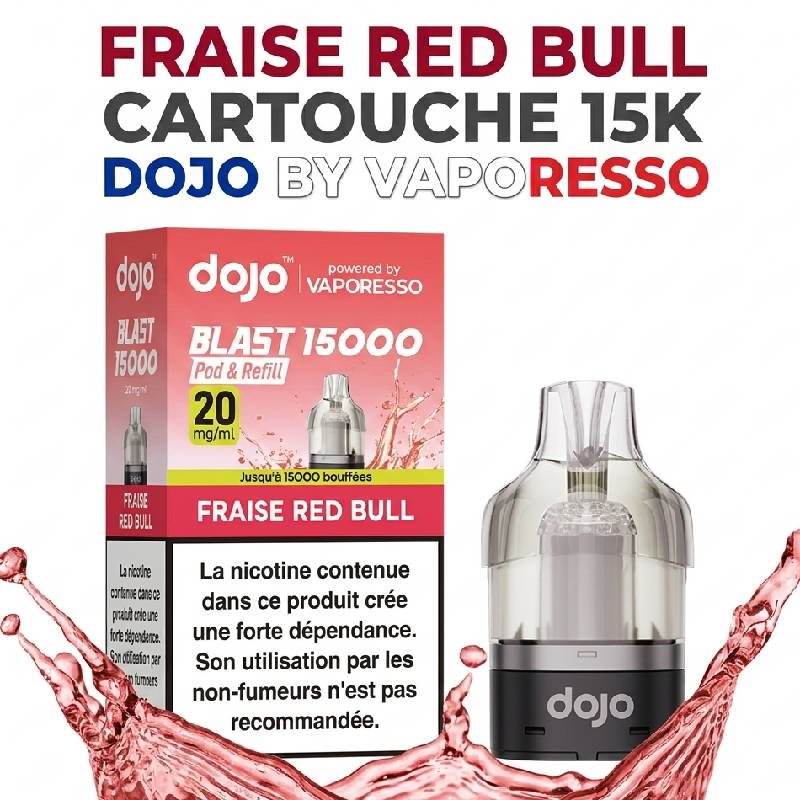 pod-dojo-blast-15k-dojo-by-vaporesso-fraise-red-bull pod-dojo-blast-15k-dojo-by-vaporesso-fraise-red-bull