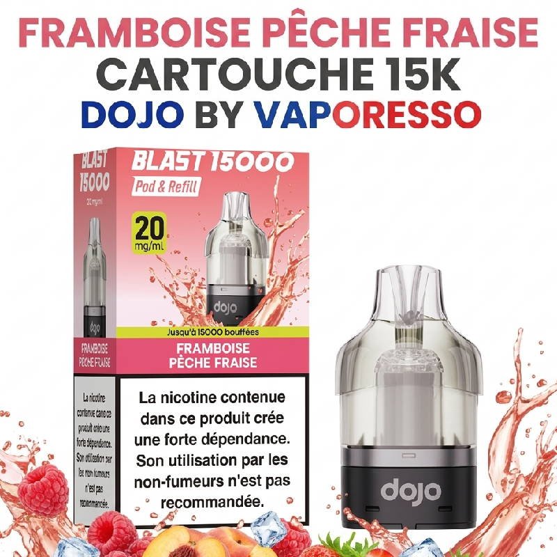 pod-dojo-blast-15k-dojo-by-vaporesso-framboise-peche-fraise pod-dojo-blast-15k-dojo-by-vaporesso-framboise-peche-fraise