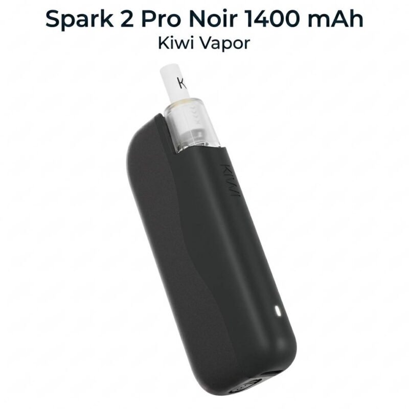spark-2-pro-kiwi-vapor-pod-cigarette-electronique-1400mah-pen-noir spark-2-pro-kiwi-vapor-pod-cigarette-electronique-1400mah-pen-noir