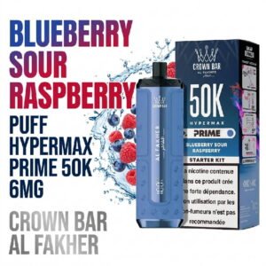 PUFF-50K-Hyper-Max-Prime-Al-Fakher-6mg-saveur-blueberry-sour-raspberry-myrtille-framboise