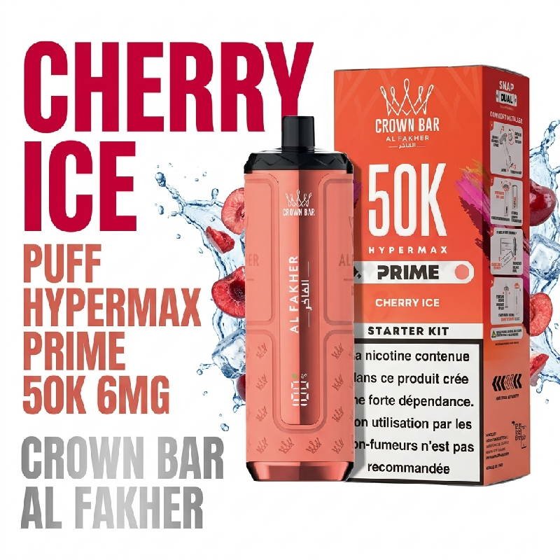 PUFF-50K-Hyper-Max-Prime-Al-Fakher-6mg-saveur-cherry-ice
