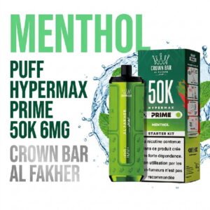 PUFF-50K-Hyper-Max-Prime-Al-Fakher-6mg-saveur-menthol