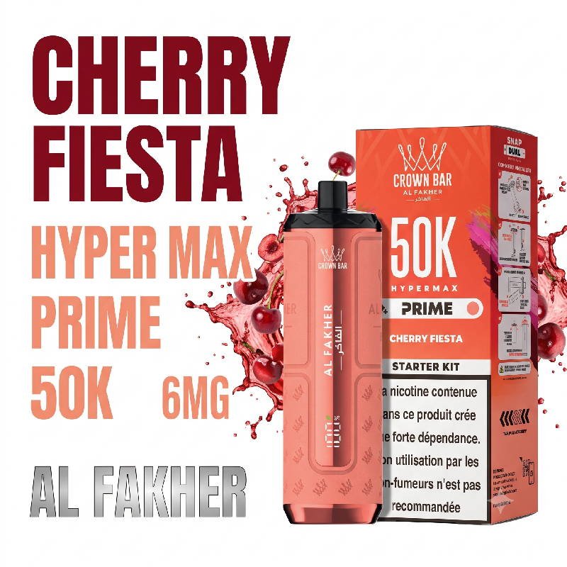 PUFF-50K-Hyper-Max-Prime-Al-Fakher-cherry-fiesta PUFF-50K-Hyper-Max-Prime-Al-Fakher-cherry-fiesta